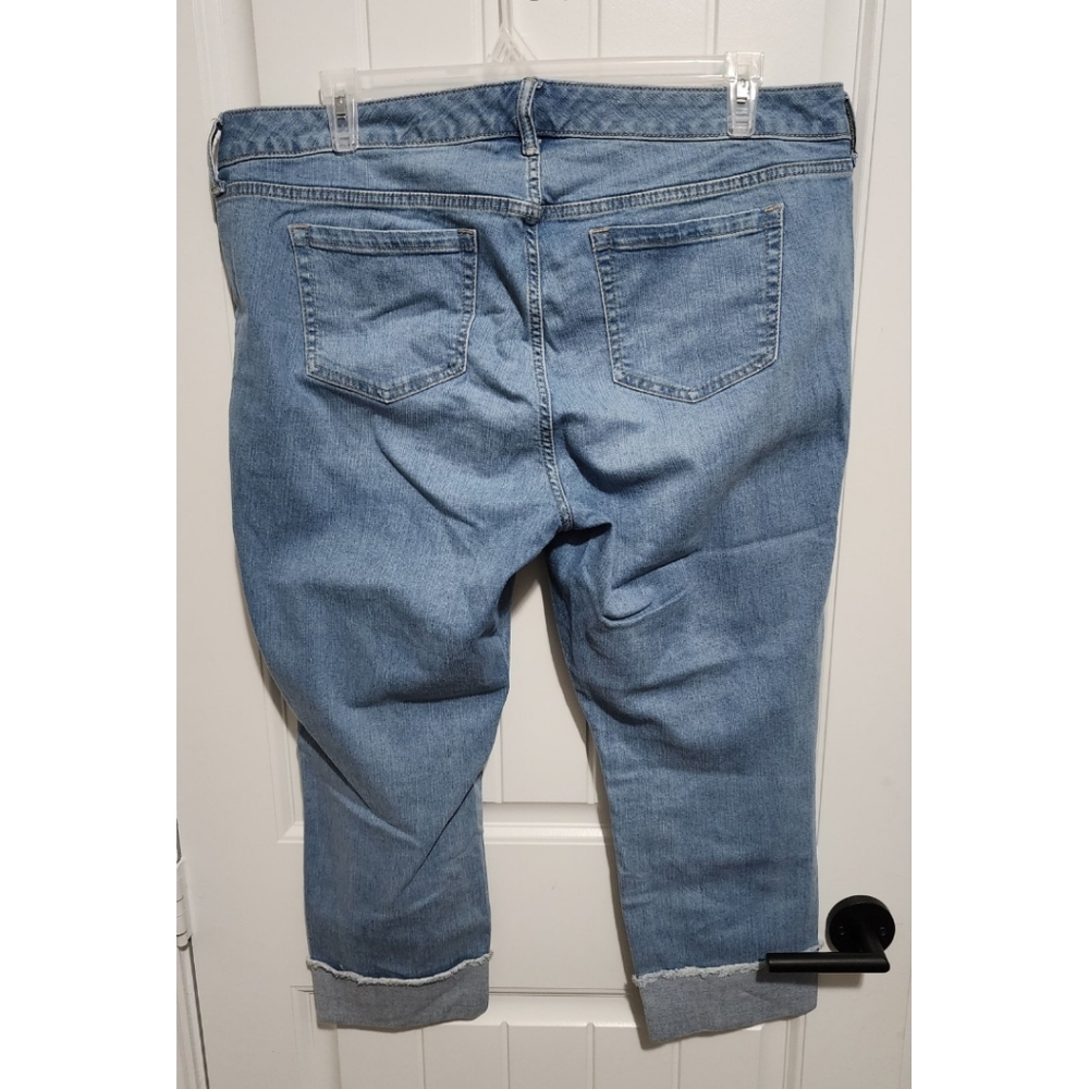 Torrid boyfriend crop jeans Size 16 vintage stretch womens cropped - Picture 3 of 4